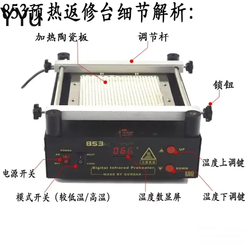 für 853 IR-Vorheizstation 110V – Infrared Bga Rework Station Bewertung und Preis