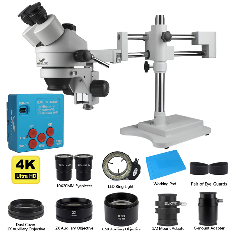48MP HDMI USB Industriekamera  – Simul-Focal Industrial Microscope 4K Hdmi Bewertung und Preis