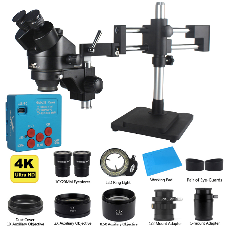 48MP HDMI USB Industriekamera  – Simul-Focal Industrial Microscope 4K Hdmi Bewertung und Preis