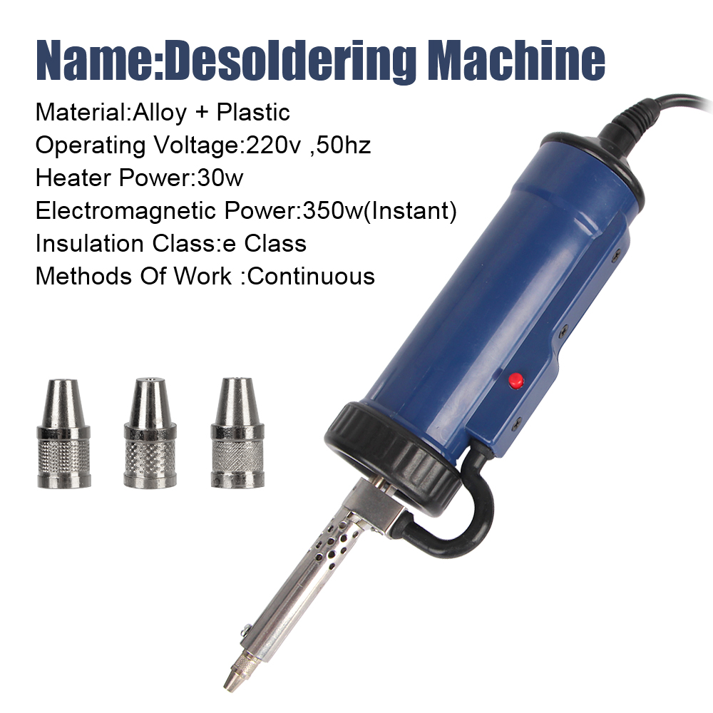 Pumpe mit 3 Saugdüsen entferne – Desoldering Pump Electric Vacuum Station Bewertung und Preis